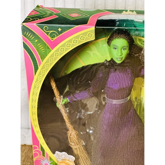 Mattel Wicked Movie Deluxe Elphaba Doll New in Box Collector Edition Toy - Picture 6 of 7